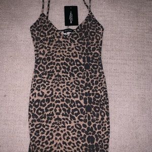 brand new cheetah dress